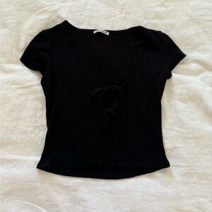 REFORMATION KNIT TIE TOP